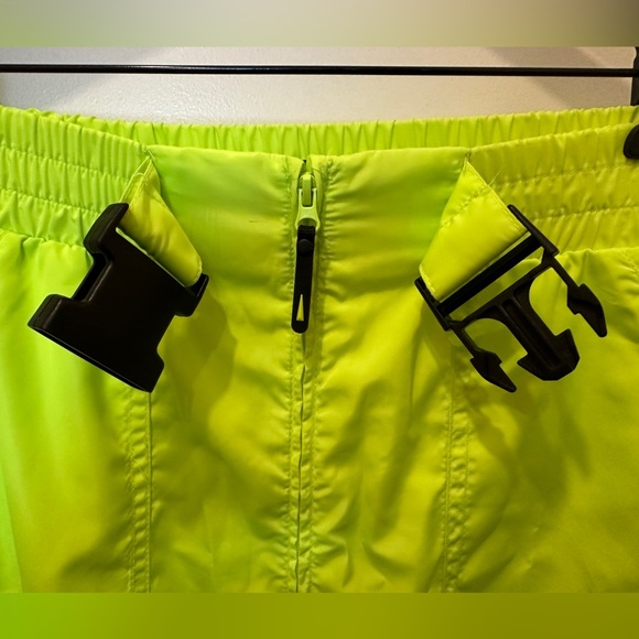 ZARA - Neon yellow sporty pants - Small - Picture 3 of 4